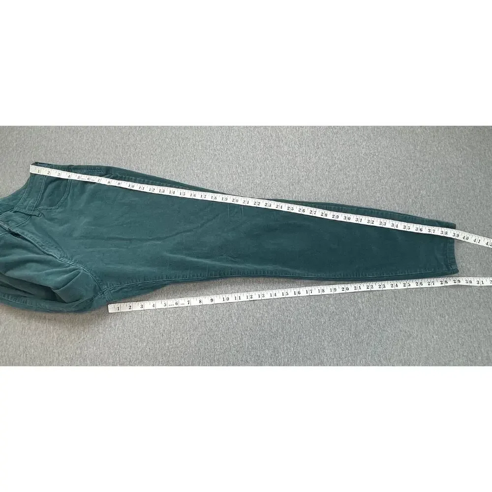 Kut From The Kloth Pants Women 14W Green Corduroy Stretch High-Rise Diana Skinny
